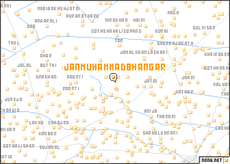 map of Jān Muhammad Bhangar