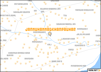 map of Jān Muhammad Khān Pauhar