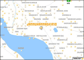 map of Jān Muhammad Kirio
