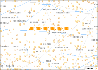 map of Jān Muhammad Laghāri