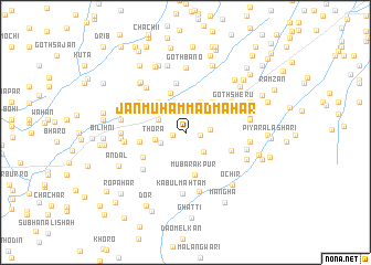 map of Jān Muhammad Mahar