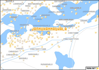 map of Jān Muhammadwāla