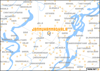 map of Jān Muhammadwāla