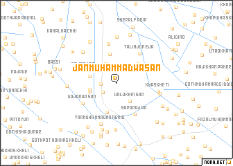 map of Jān Muhammad Wasān