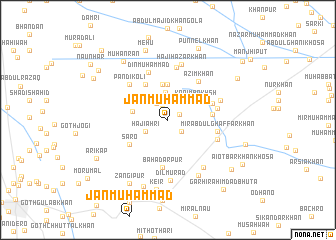 map of Jān Muhammad