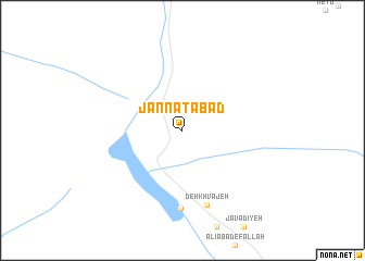 map of Jannatābād
