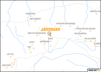 map of Jannāwan