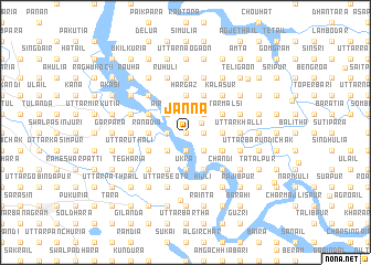 map of Jānna