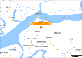 map of Janneh Kunda