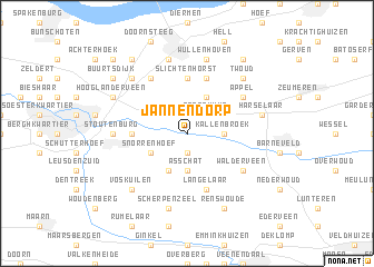 map of Jannendorp