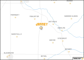 map of Janney