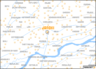 map of Janoki