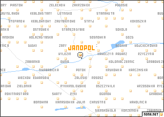 map of Janopol