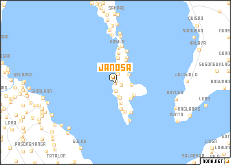 map of Janosa