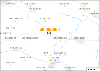 map of Jánoshida