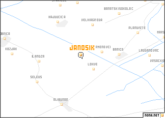 map of Janošik