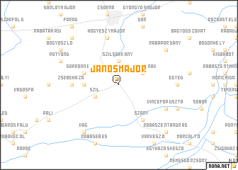 map of Jánosmajor