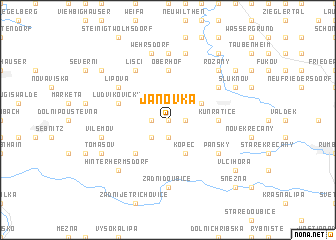 map of Janovka