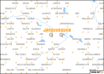 map of Janovka