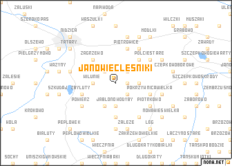 map of Janowiec Leśniki