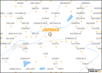 map of Janówka