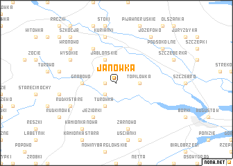 map of Janówka