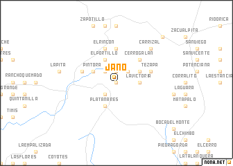 map of Jano