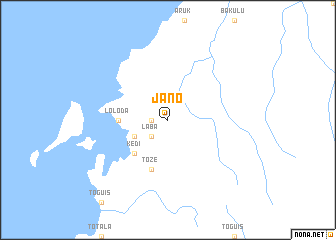map of Jano