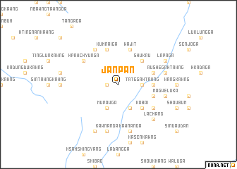 map of Jānpān