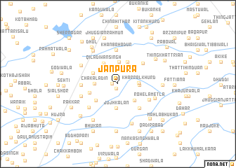 map of Jānpura