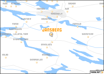 map of Jansberg