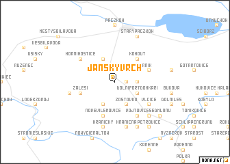 map of Jansky Vrch