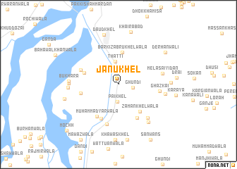 map of Jānu Khel