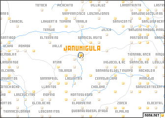 map of Janumigula