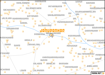 map of Jānu Panhar