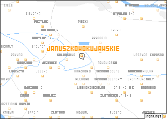 map of Januszkowo Kujawskie