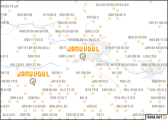 map of Janŭv Dŭl