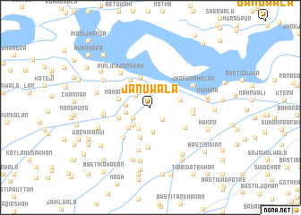 map of Jānuwāla