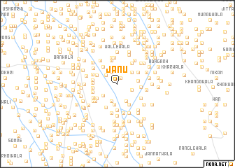 map of Jānu