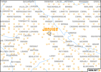 map of Janvier