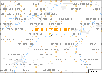 map of Janville-sur-Juine