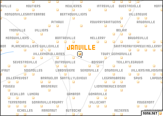 map of Janville