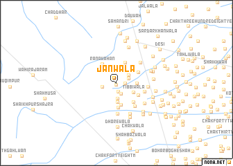 map of Jānwāla