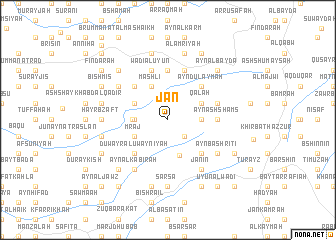 map of Jān