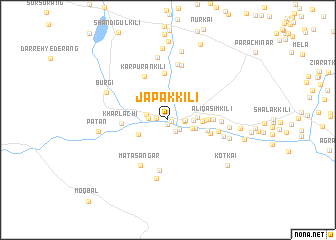 map of Japak Kili