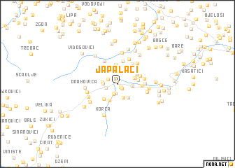 map of Japalaci