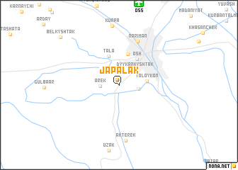 map of Japalak