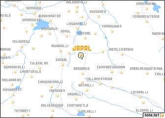 map of Jāpal