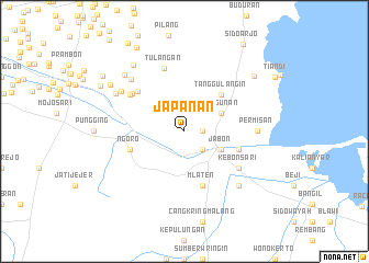 map of Japanan