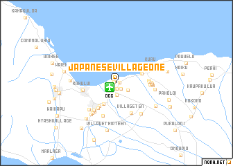 map of Japanese Village One